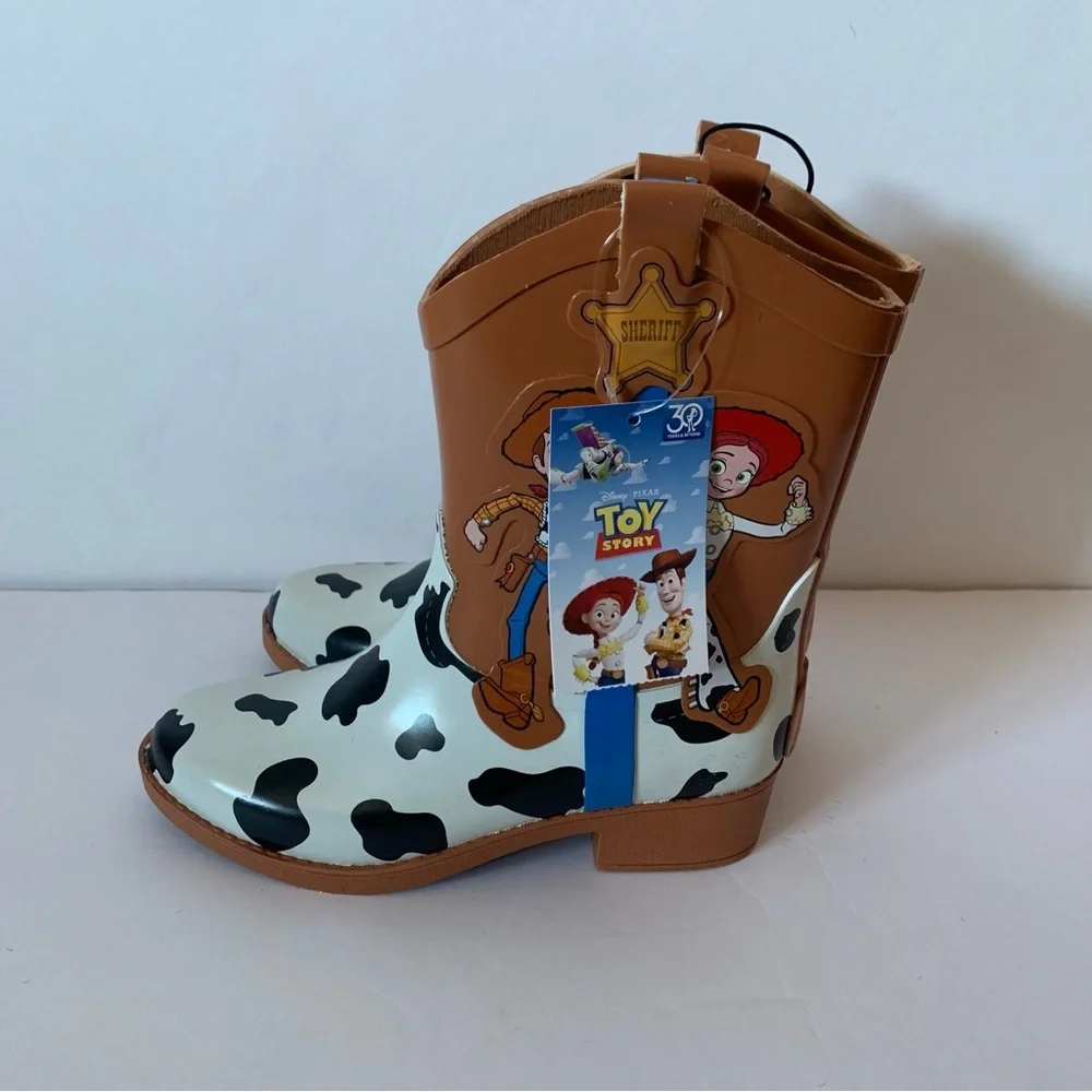 NWT. DISNEY Toy Story Kids Cowboy Rain Boot